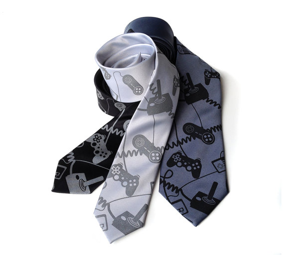 Neck tie for dad gamer gift