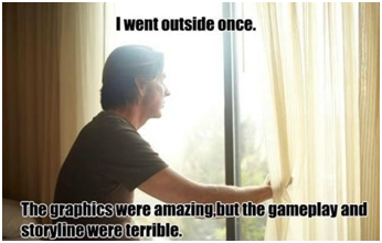 Signs you're a gamer - eyes